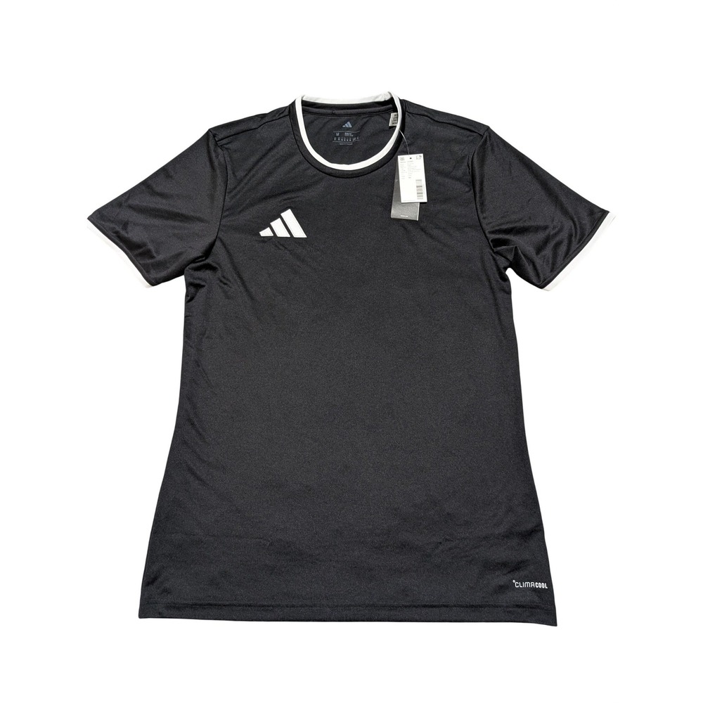 Adidas Jersey Mens Medium Black Entrada 26 Soccer Shirt Slim Fit JZ2505‎ Sport